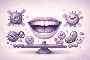 oral microbiome bacteria diagram